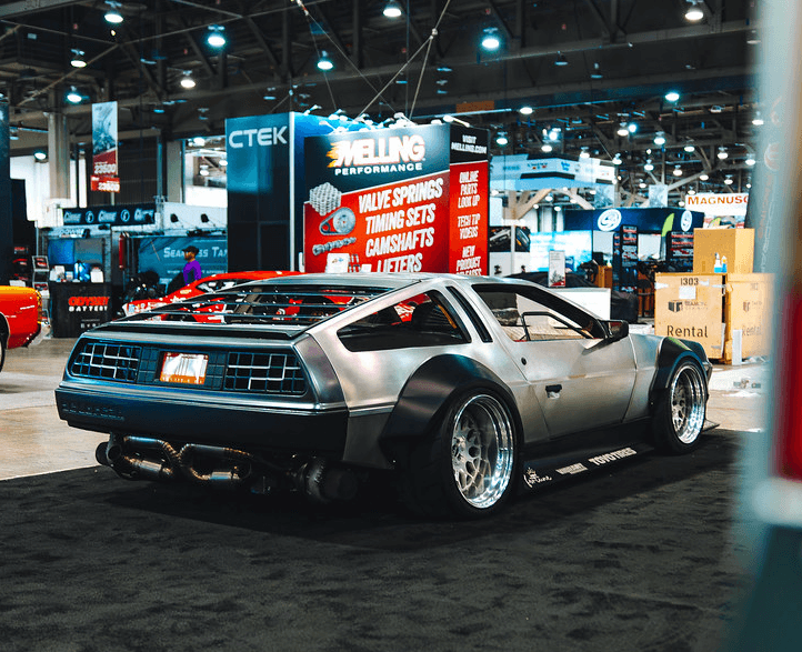 Tim Moceri's 1981 DeLorean DMC 12 at SEMA 2023