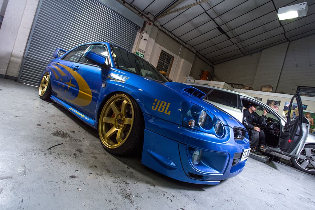 JBL Audio Impreza STI gets the Air Lift Performance treatment